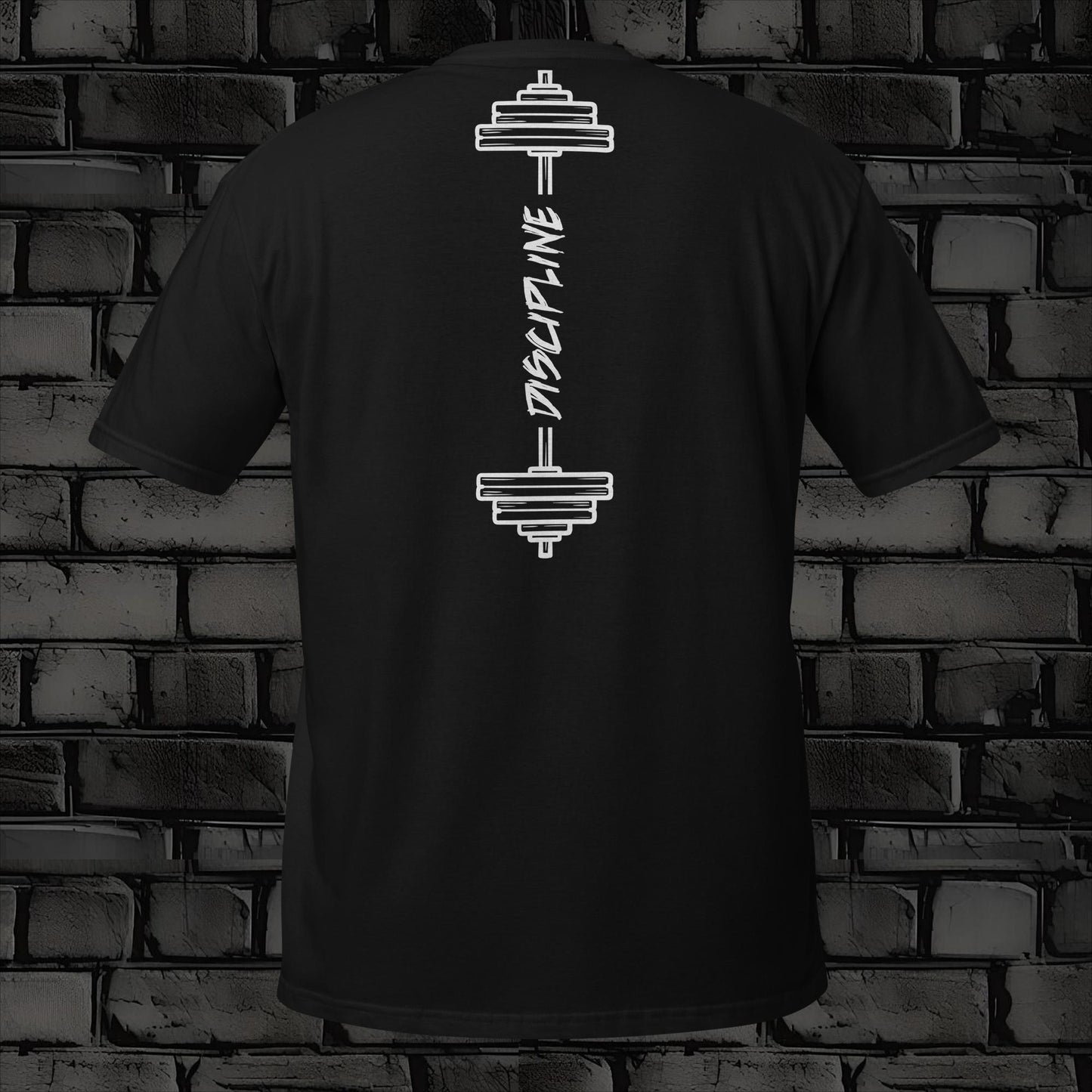 DISCIPLINE t-shirt back print