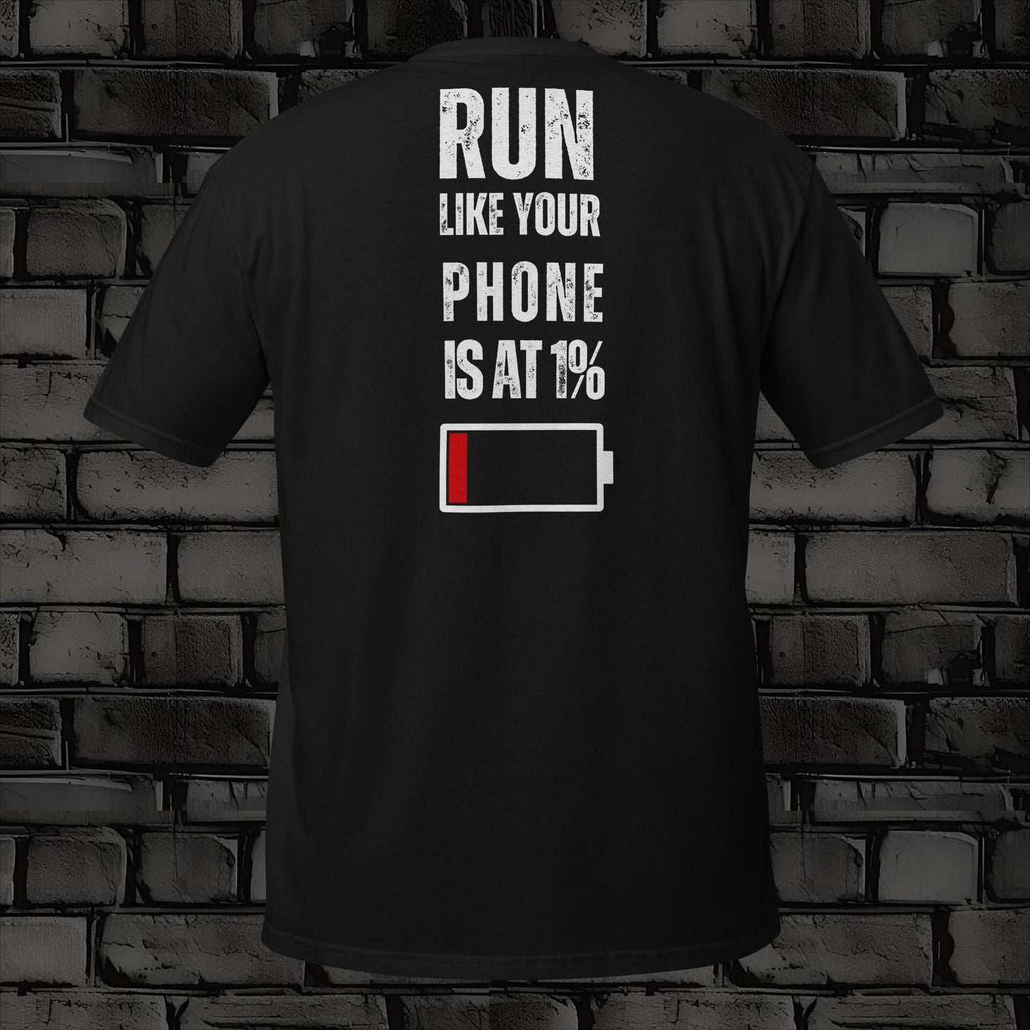 RUN LIKE t-shirt back print