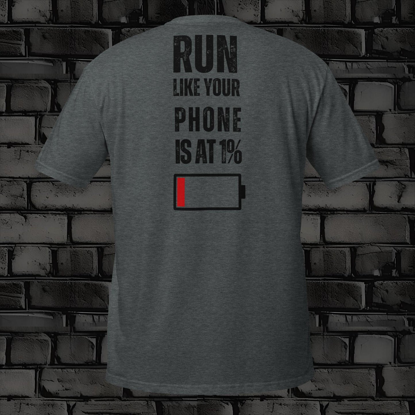 RUN LIKE t-shirt back print