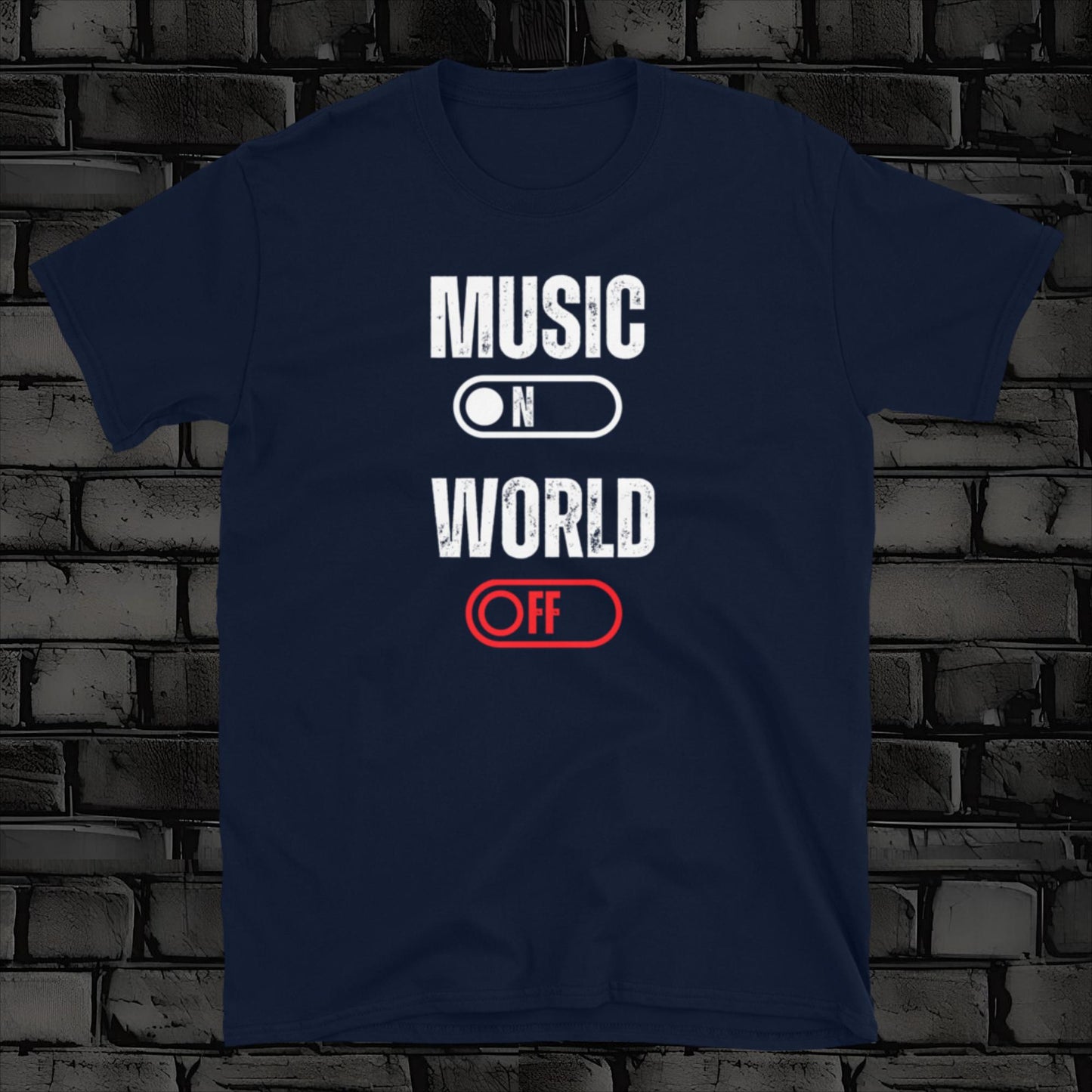 MUSIC ON t-shirt