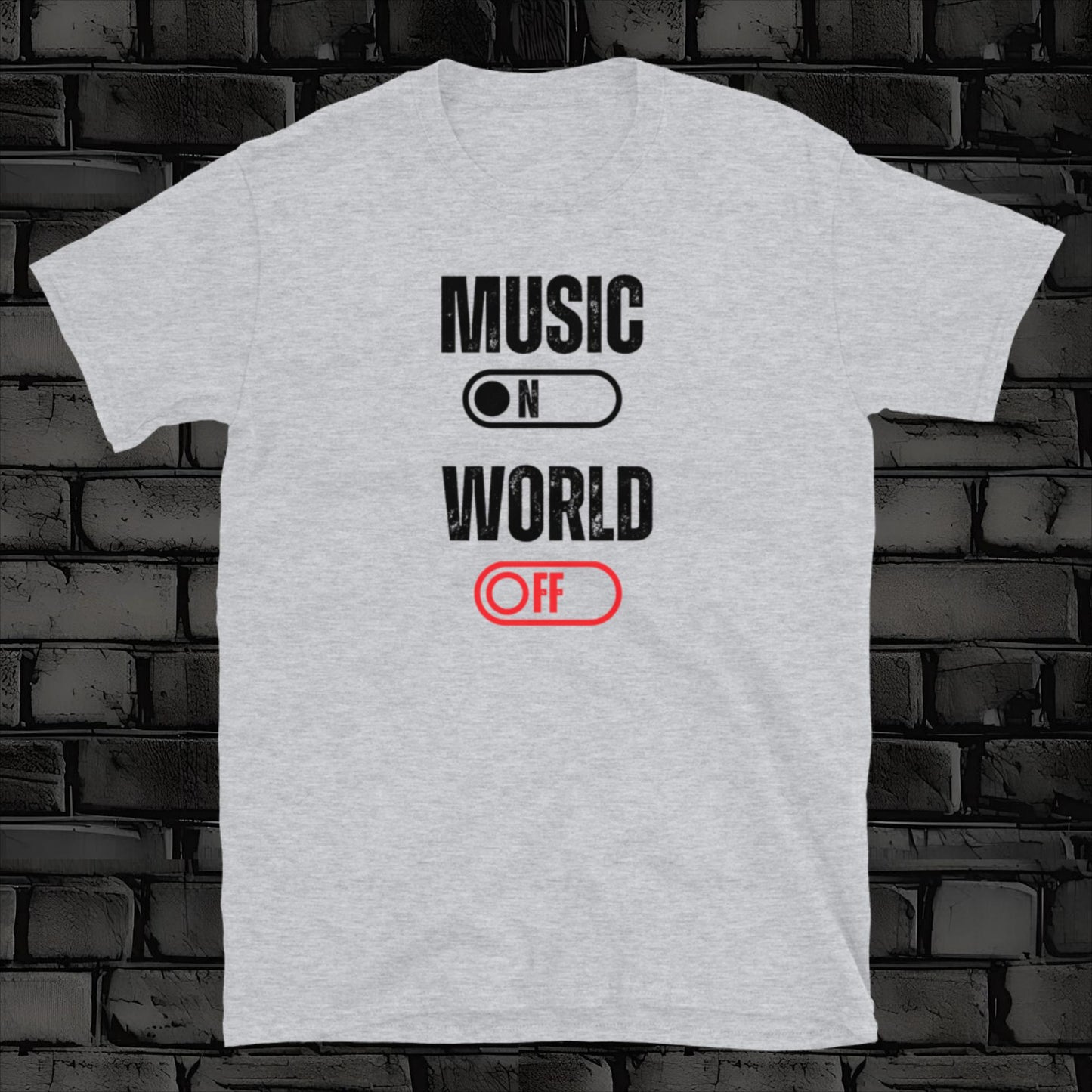 MUSIC ON t-shirt