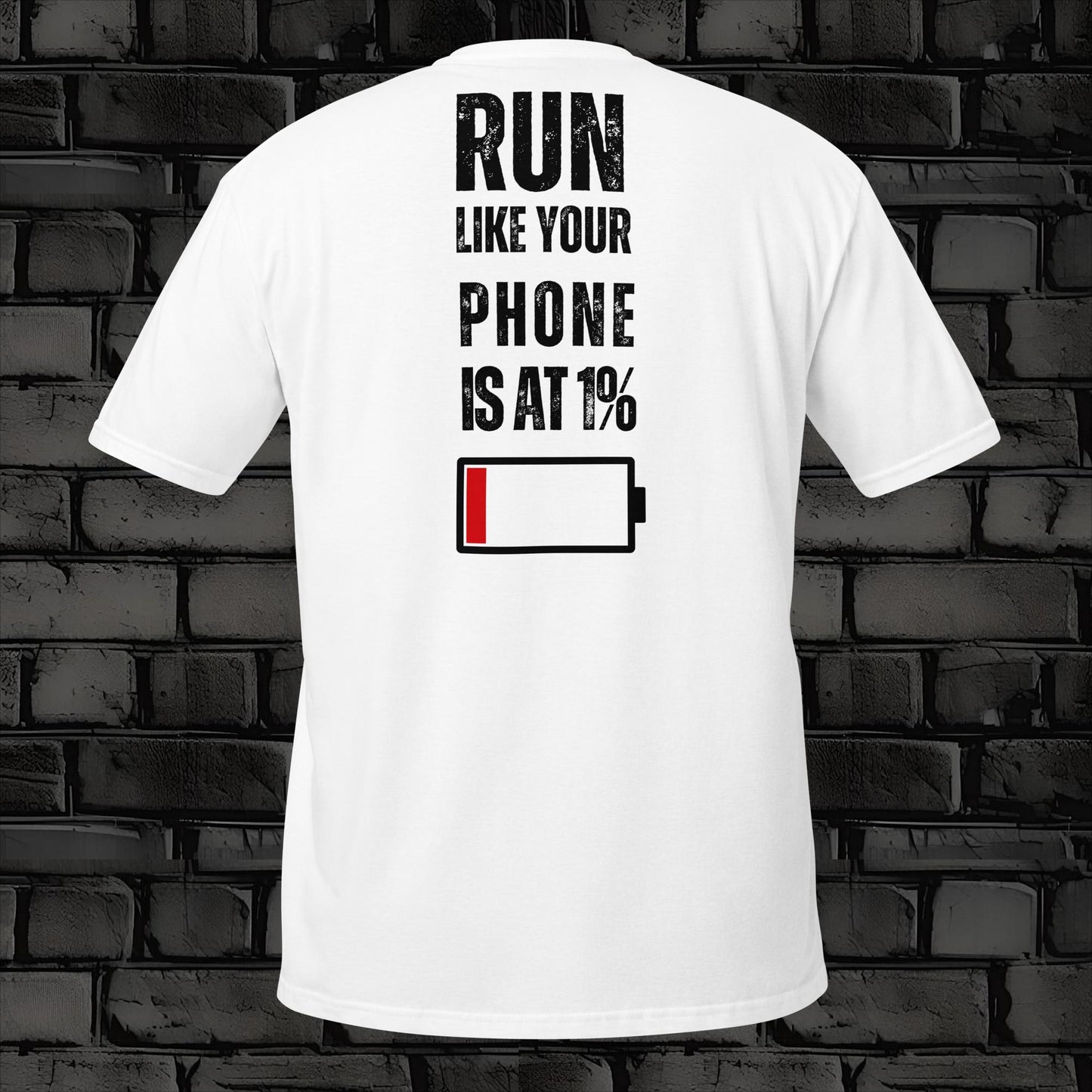 RUN LIKE t-shirt back print