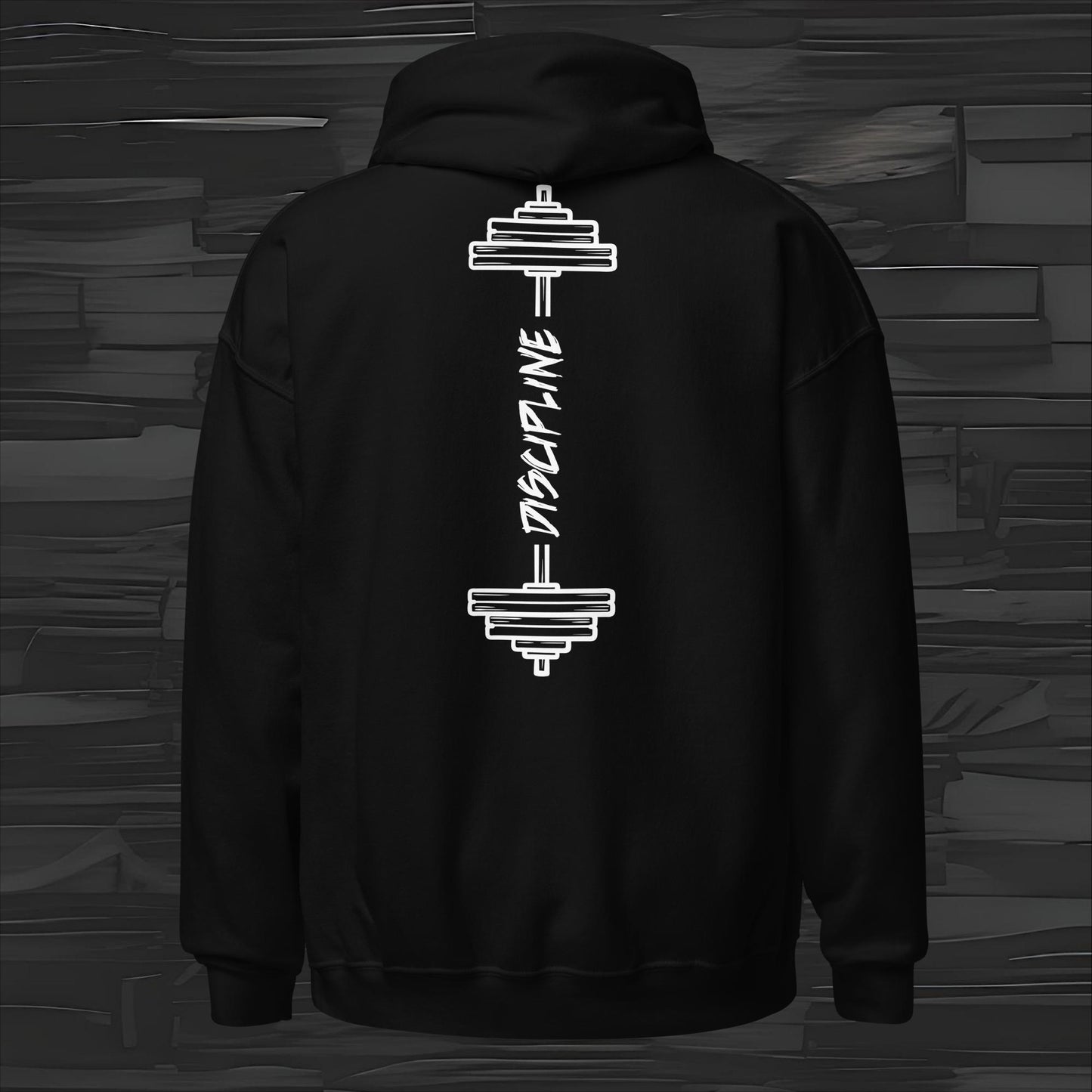 DISCIPLINE  hoodie back print