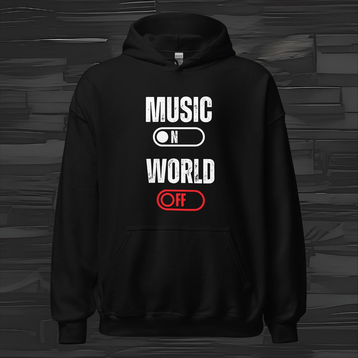 MUSIC ON hoodie