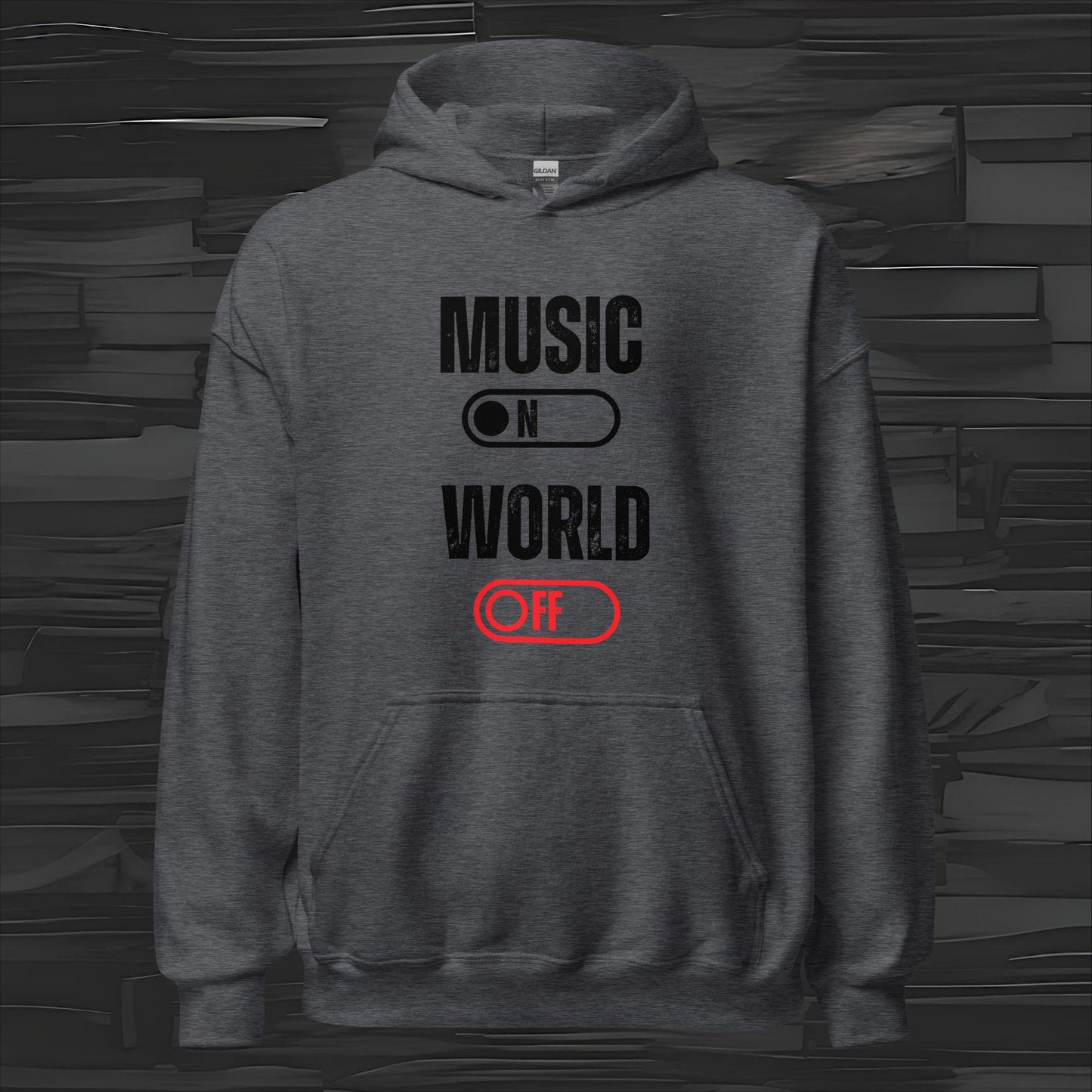 MUSIC ON hoodie