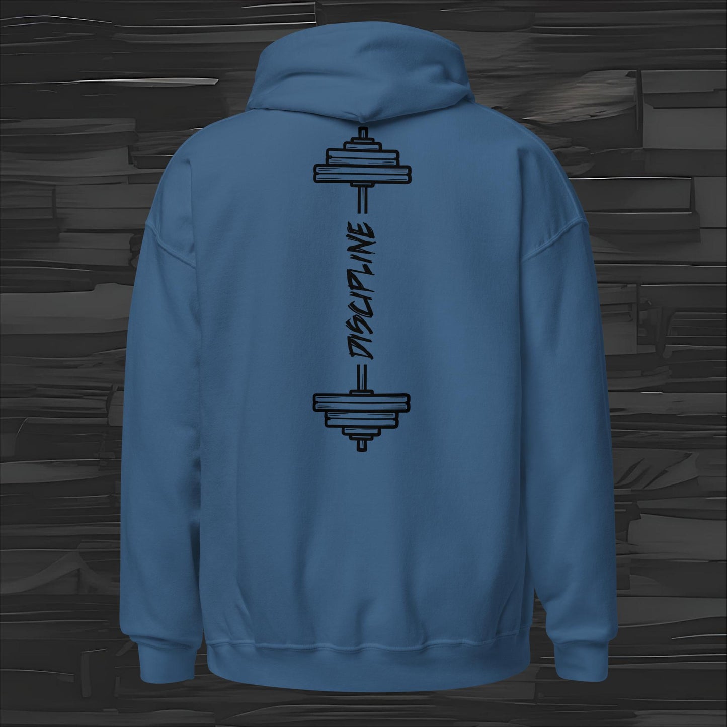 DISCIPLINE  hoodie back print