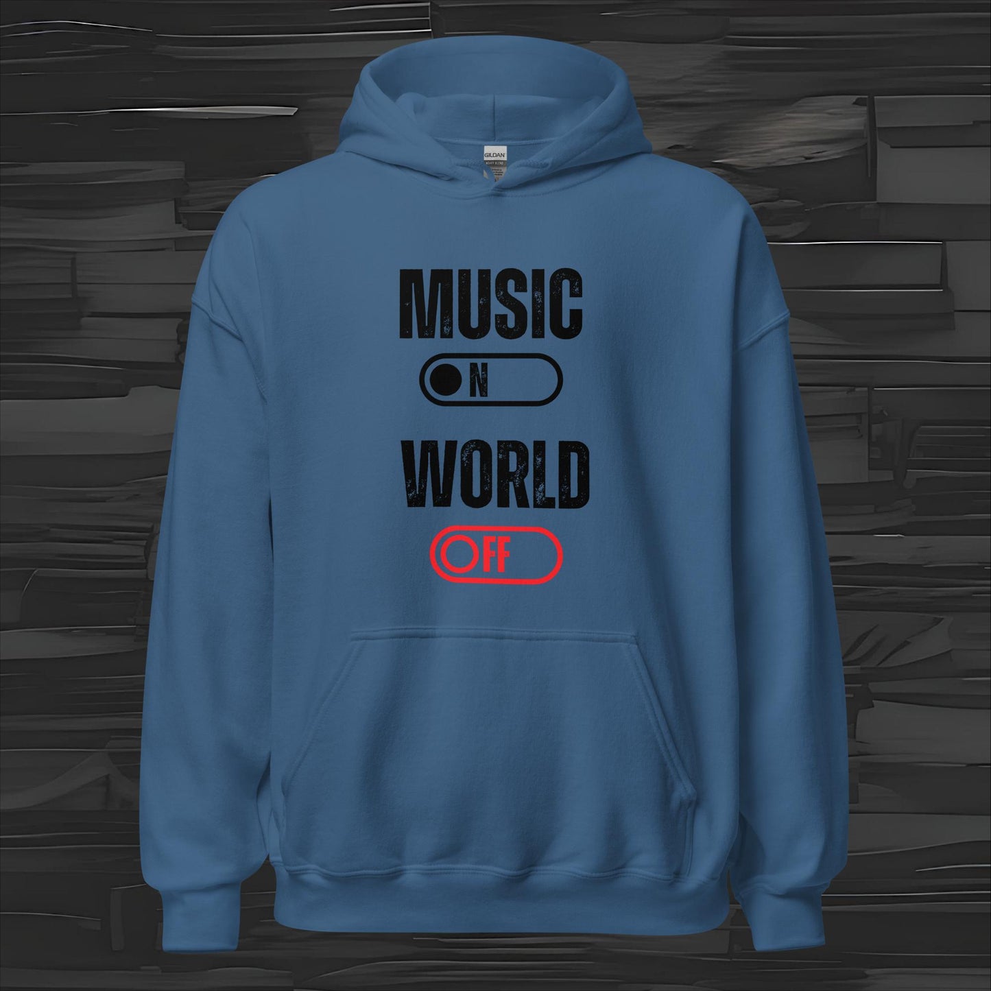 MUSIC ON hoodie