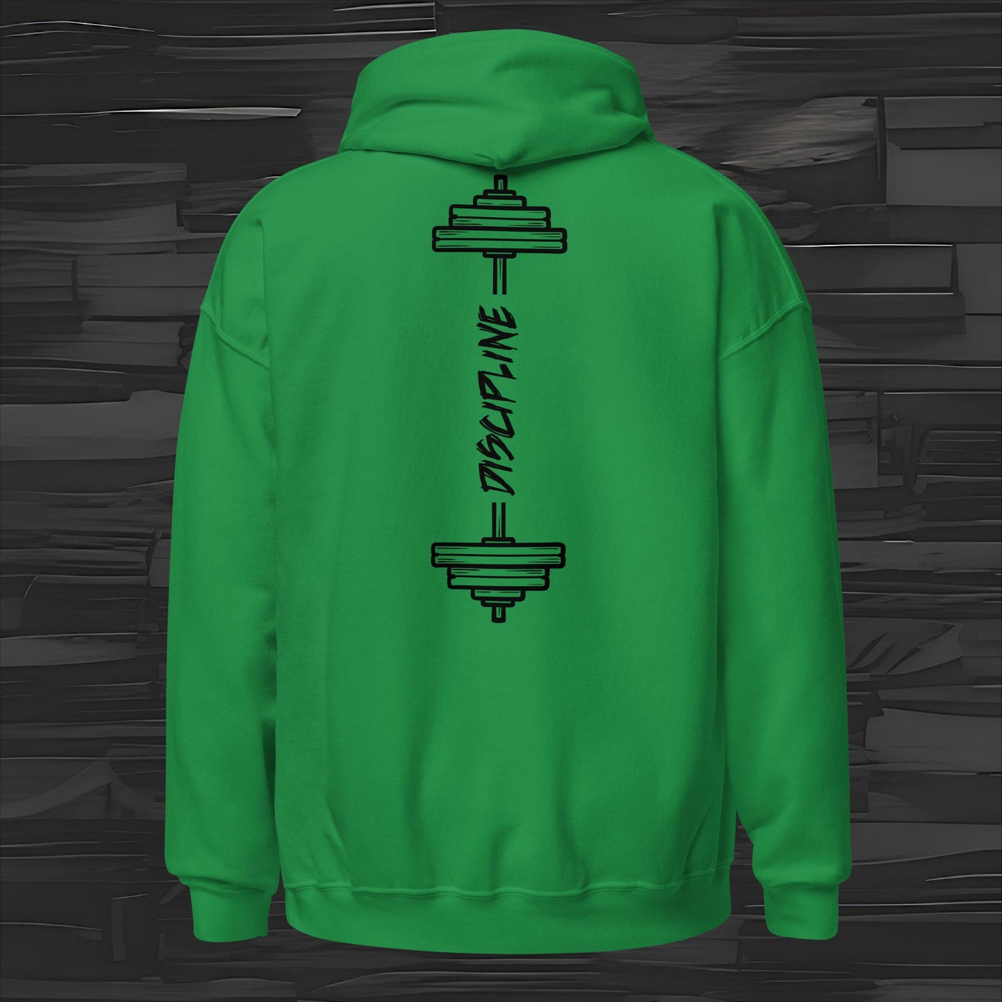 DISCIPLINE  hoodie back print