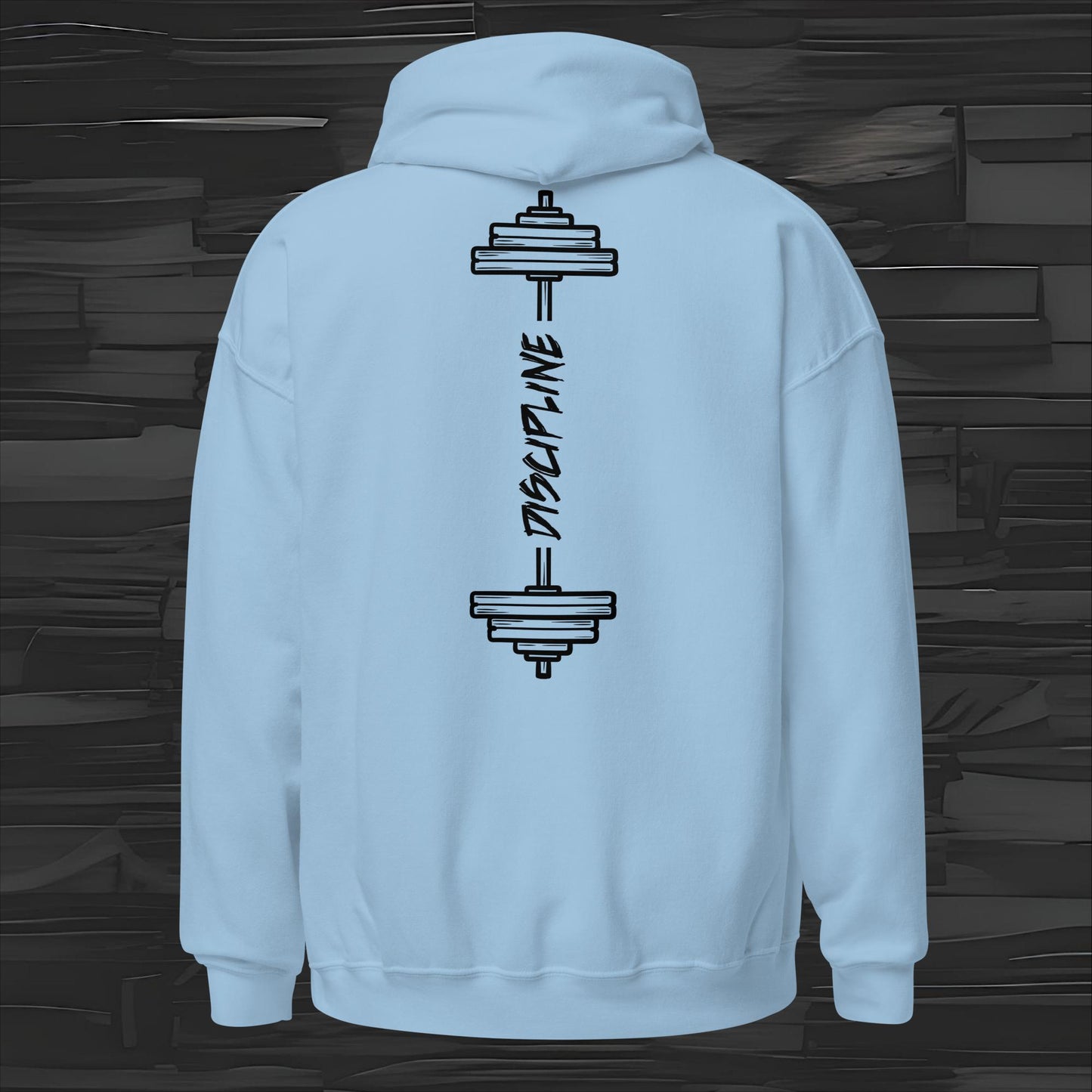 DISCIPLINE  hoodie back print