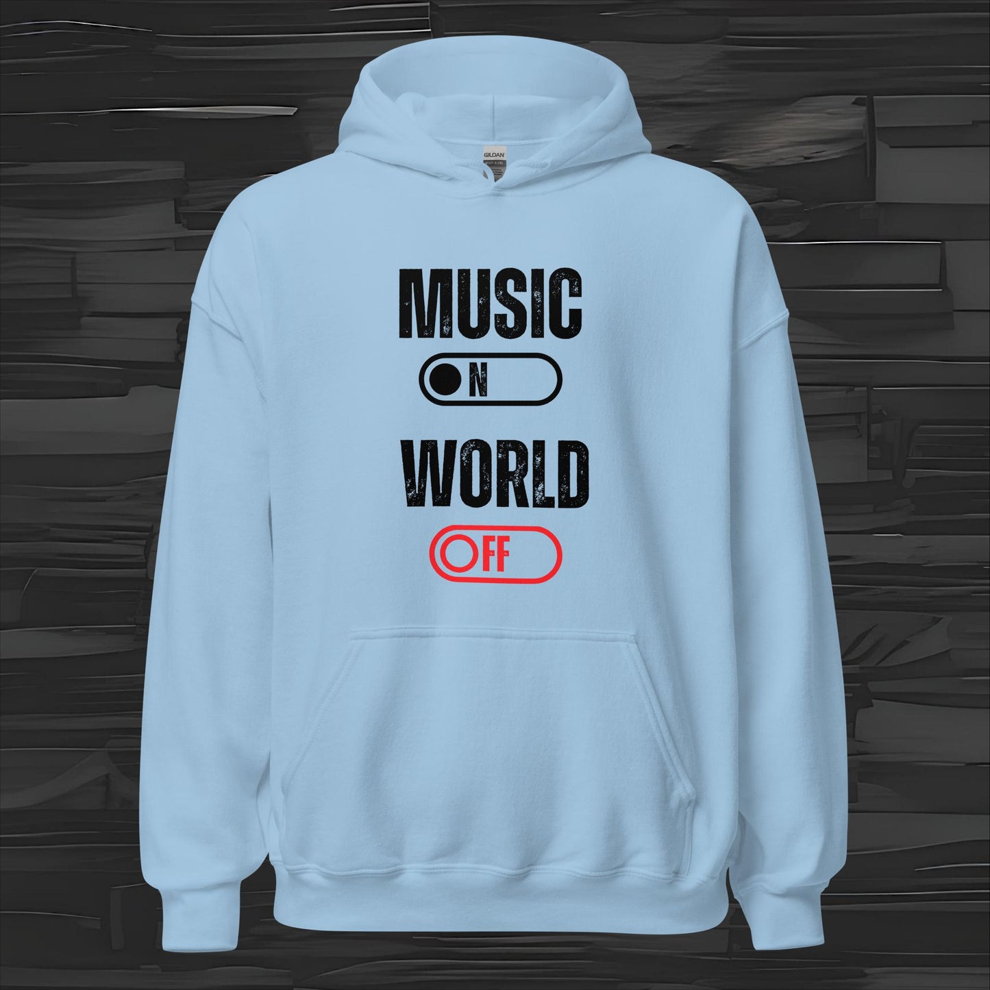 MUSIC ON hoodie