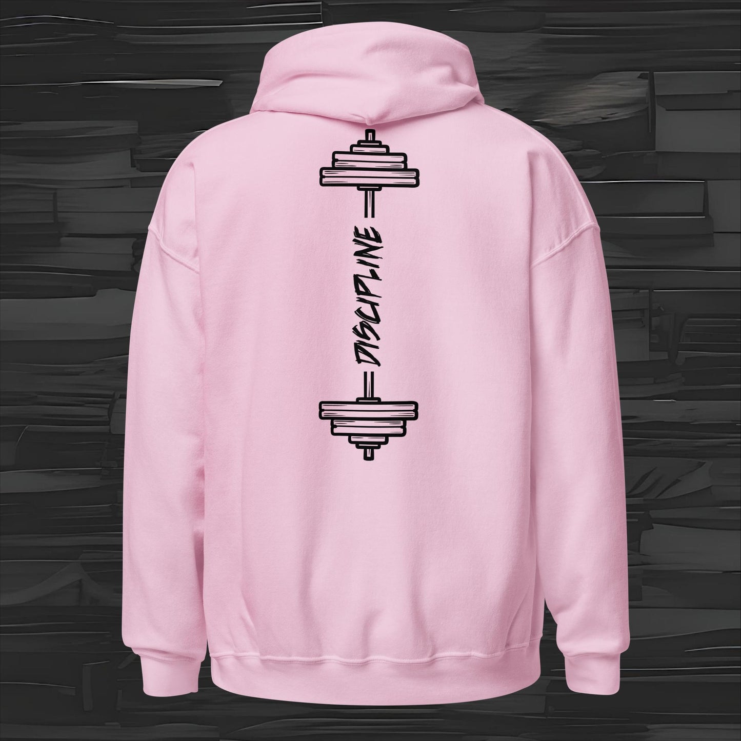 DISCIPLINE  hoodie back print