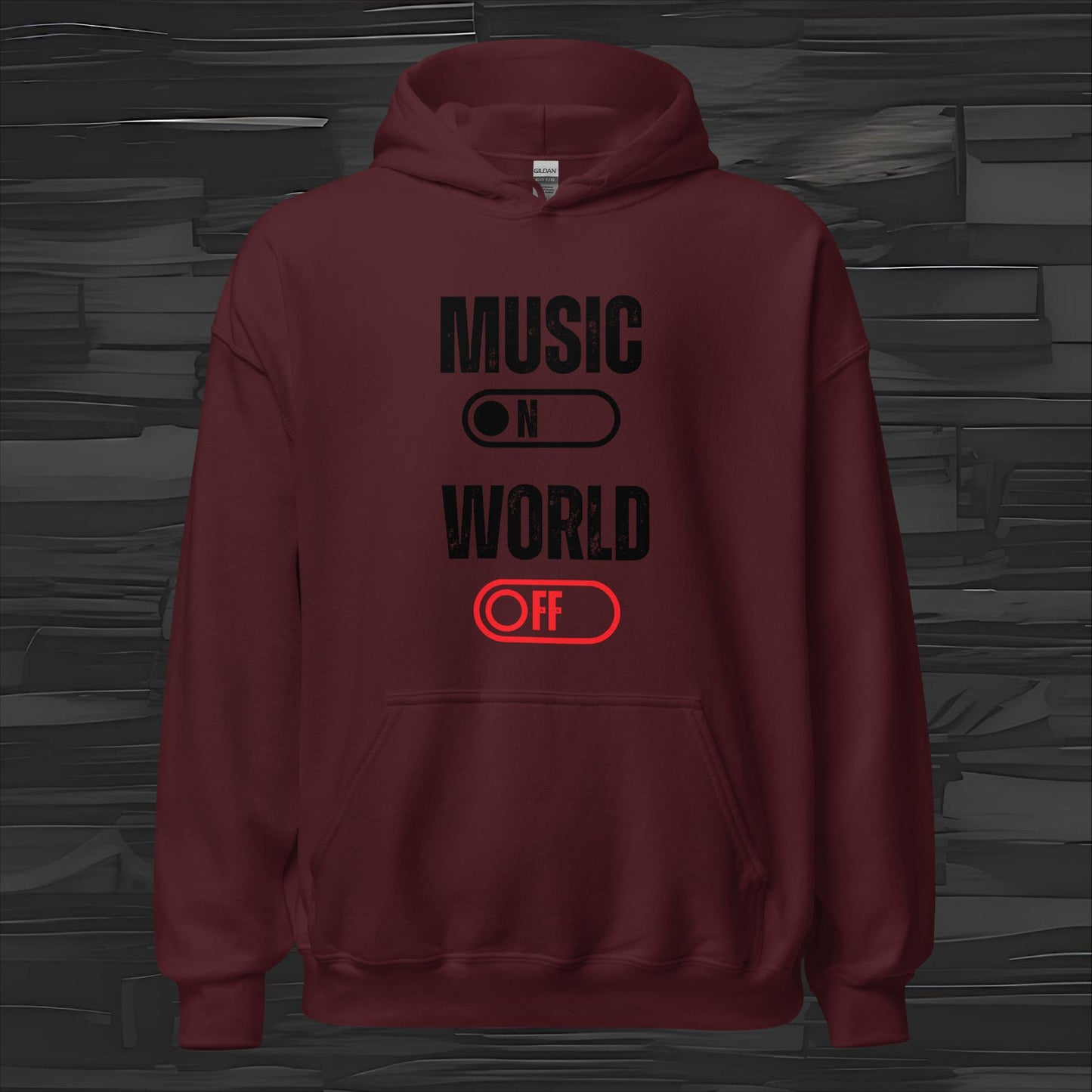 MUSIC ON hoodie