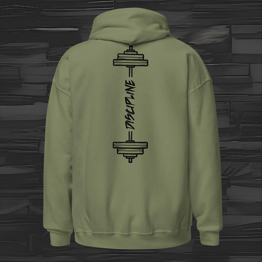 DISCIPLINE  hoodie back print