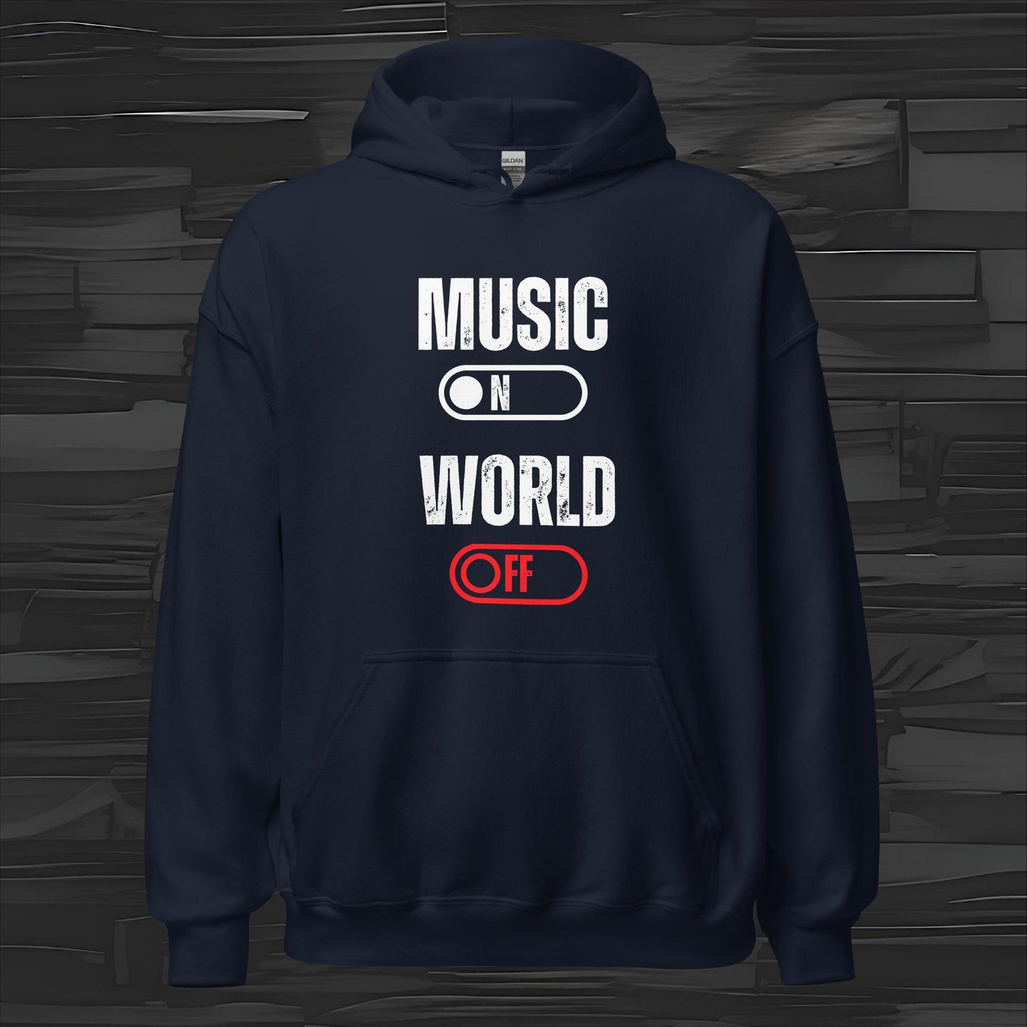 MUSIC ON hoodie