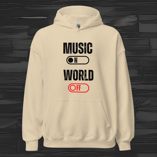 MUSIC ON hoodie