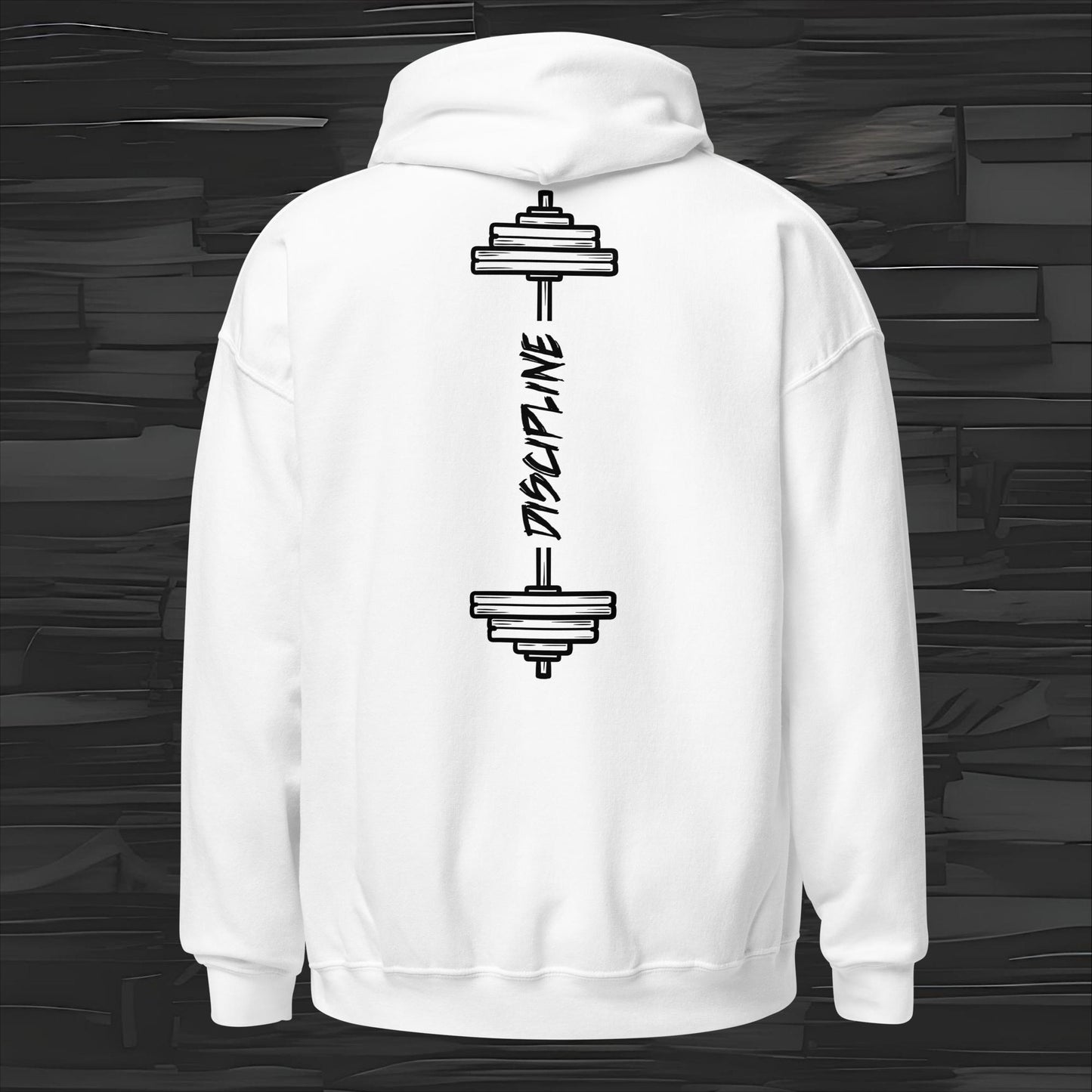 DISCIPLINE  hoodie back print