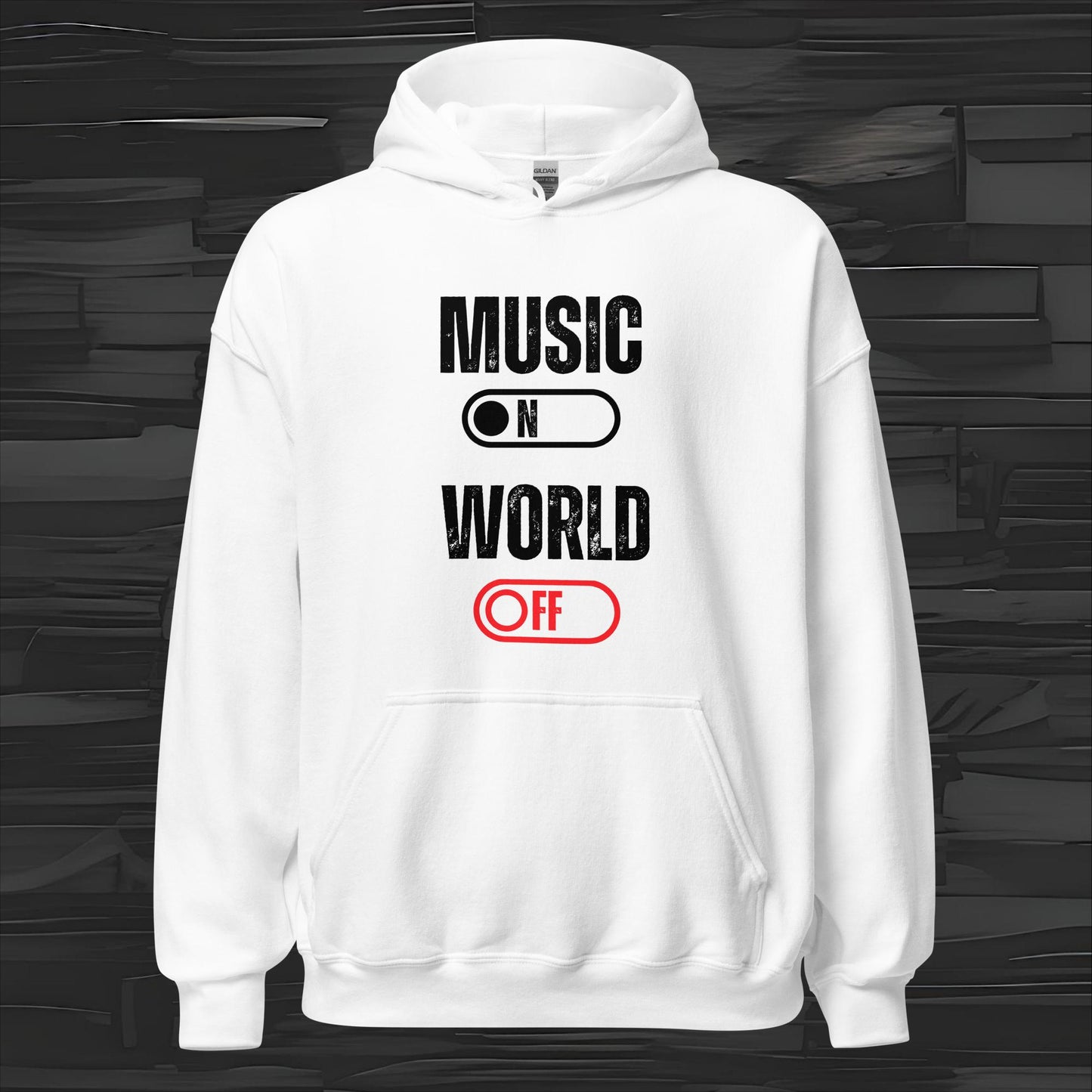 MUSIC ON hoodie