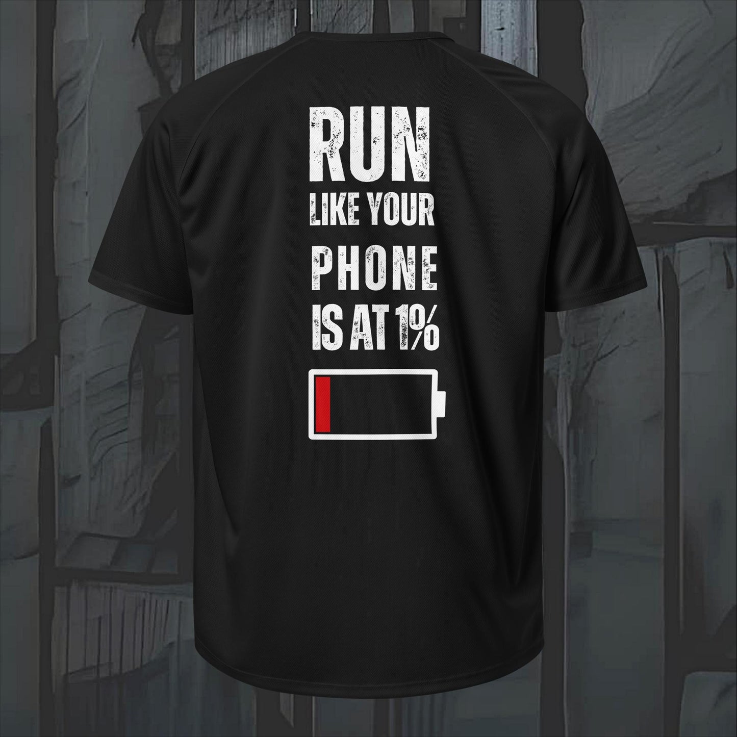 RUN LIKE jersey back print