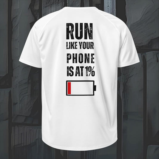 RUN LIKE jersey back print